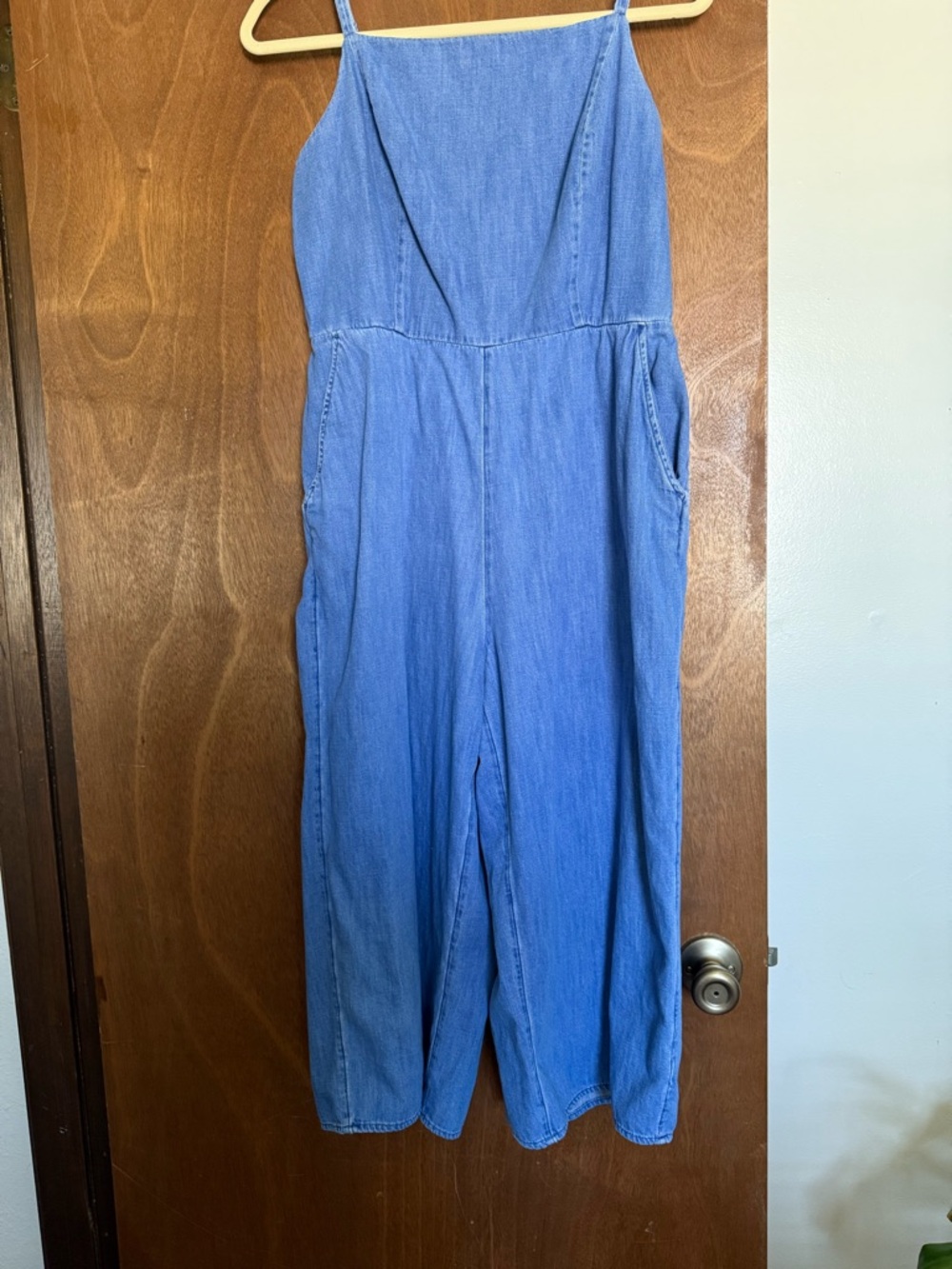 Denim romper